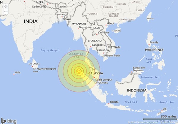 Động đất mạnh hơn 6 độ Richter gần Indonesia ảnh 1