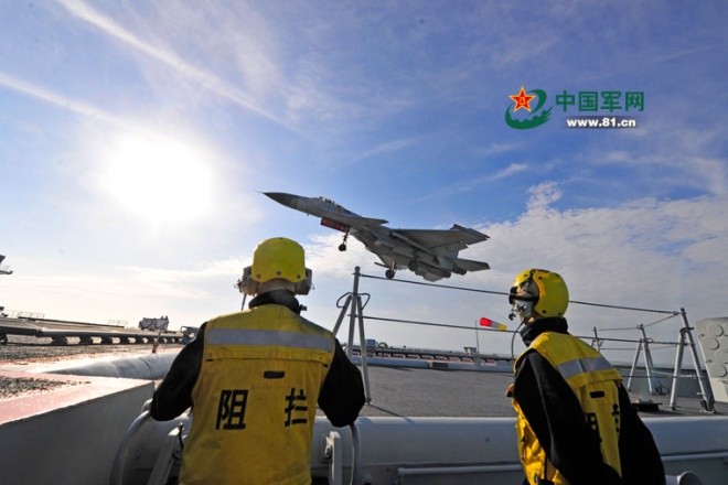 Tàu sân bay Trung Quốc lần đầu phô diễn hỏa lực hiệp đồng ảnh 5