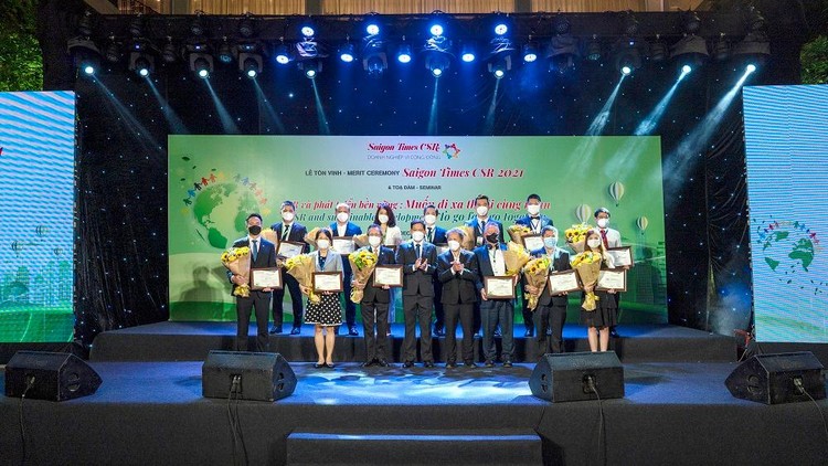 Hưng Thịnh Land được vinh danh doanh nghiệp vì cộng đồng - SAIGON TIMES CSR 2021 ảnh 2