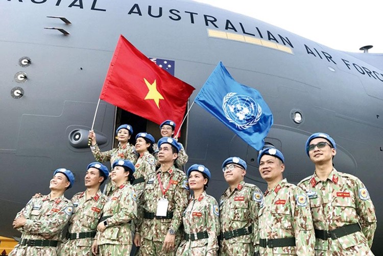 Việt Nam đã cử nhiều sĩ quan và quân nhân tham gia hoạt động gìn giữ hòa bình của Liên hợp quốc. Ảnh: VOV